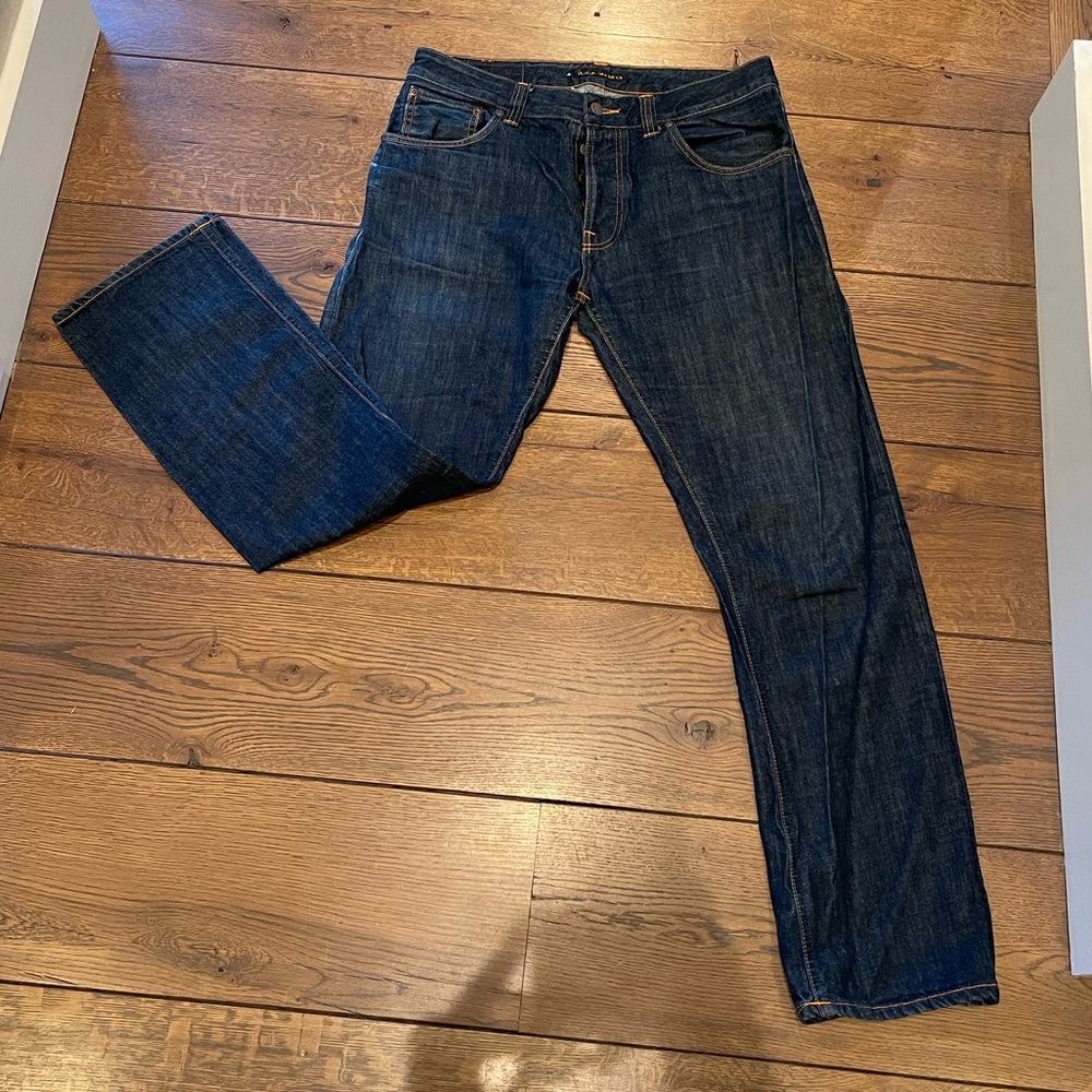 Mens Nudie Jeans dark blue